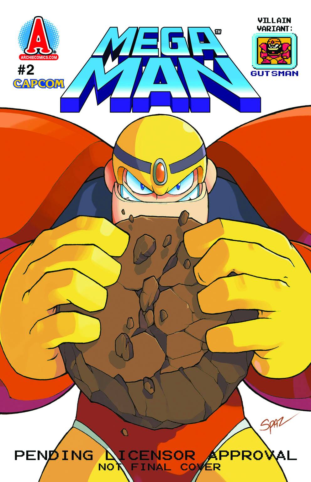 Mega Man #2 Villain Variant First Print
